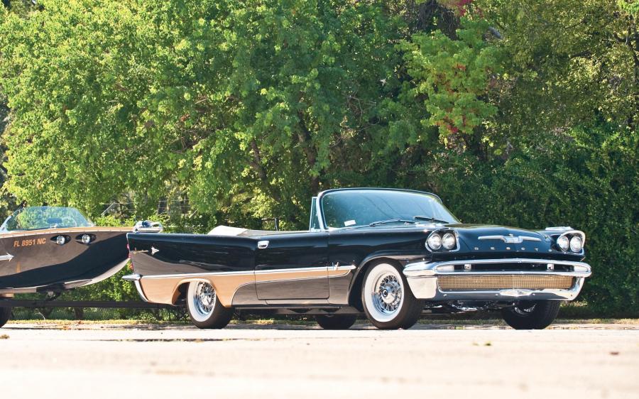 DeSoto Adventurer Replica Convertible with Duofoil Boat and Trailer '1957